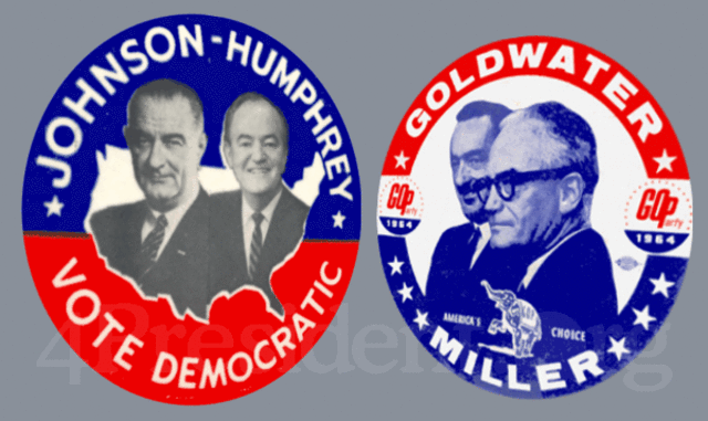 Lyndon B. Johnson is re-elected as President