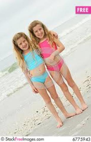 Twin sisters Birthday