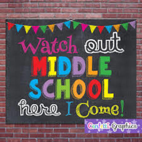 started Middle school