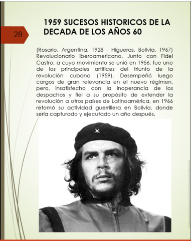 1959 SUCESOS HISTORICOS DE LADECADA DE LOS AÑOS 60