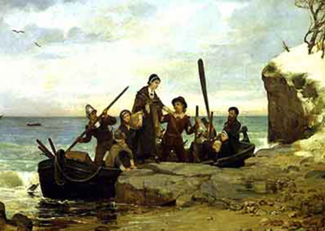 Pilgrims Land at Plymouth