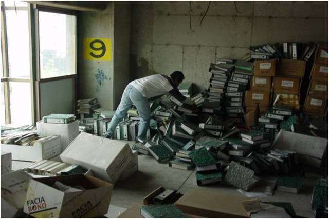 CAOS EN NUESTRO PAÍS EN ORGANIZACIÓN DE ARCHIVOS