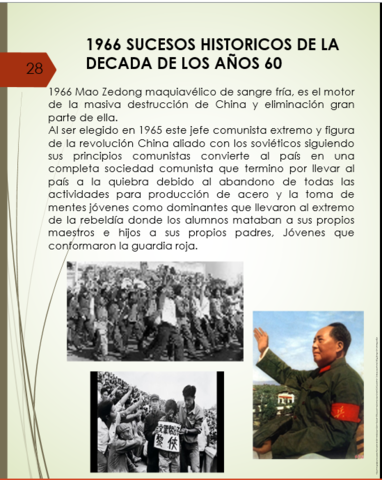 1966 SUCESOS HISTORICOS DE LADECADA DE LOS AÑOS 60