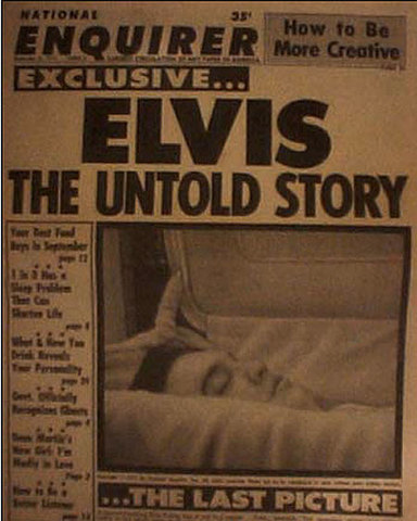 Fallece el cantante Elvis Presley.