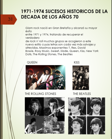 1970 SUCESOS HISTORICOS DE LADECADA DE LOS AÑOS 70