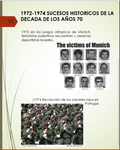 1974 SUCESOS HISTORICOS DE LADECADA DE LOS AÑOS 70