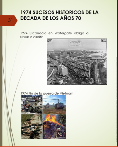 1974 SUCESOS HISTORICOS DE LADECADA DE LOS AÑOS 70