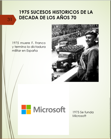 1974 SUCESOS HISTORICOS DE LADECADA DE LOS AÑOS 70