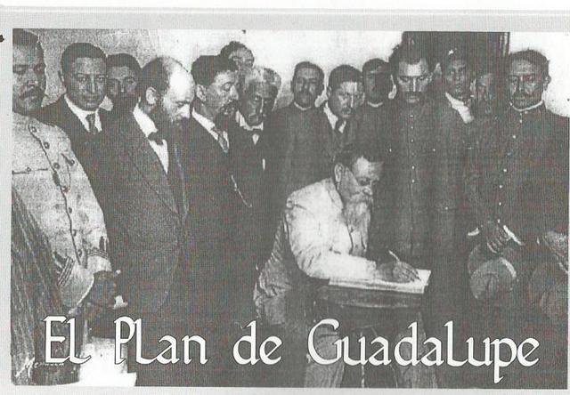 Plan de Guadalupe; el cuento de nunca acabar
