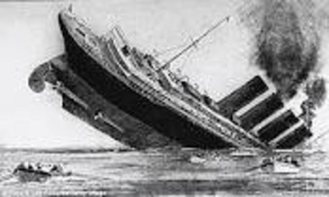 sinking of the Lusitinia
