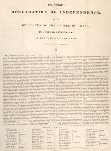 Texas Declaration of Independence