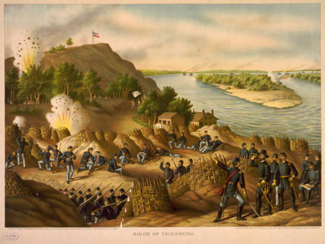 Battle at Vicksburg