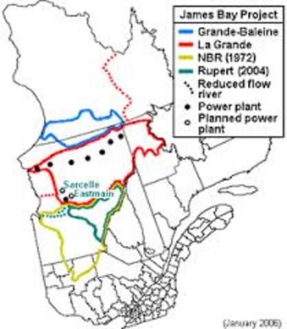 James Bay Hydroelectric dams