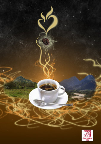 In an effort to globalize the brand, the Federation decided removed the English version: 100% pure coffee