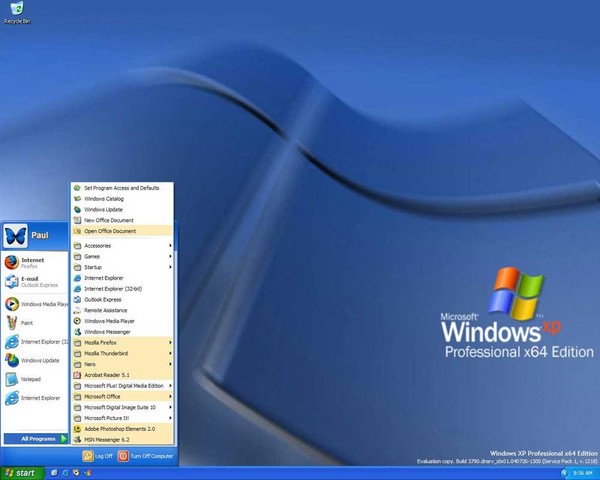Windows XP 64-Bit Edition for 64-Bit Extended Systems (beta CPP) february 3, 2004