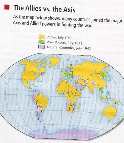 Italy enters war on side of Axis powers