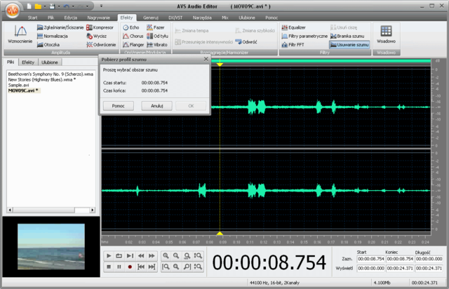 edytowanie filmów  ze scenkami  w języku angielskim nagranych podczas wyprawy do hiszpani