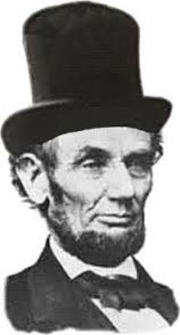 Abraham Lincoln re-elected president
