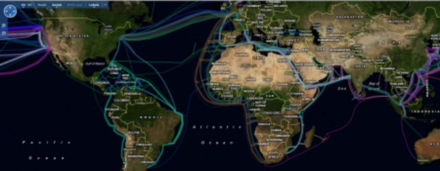 Se finaliza el cable TAT submarino de comunicaciones entre EEUUy Europa de 5870 km.