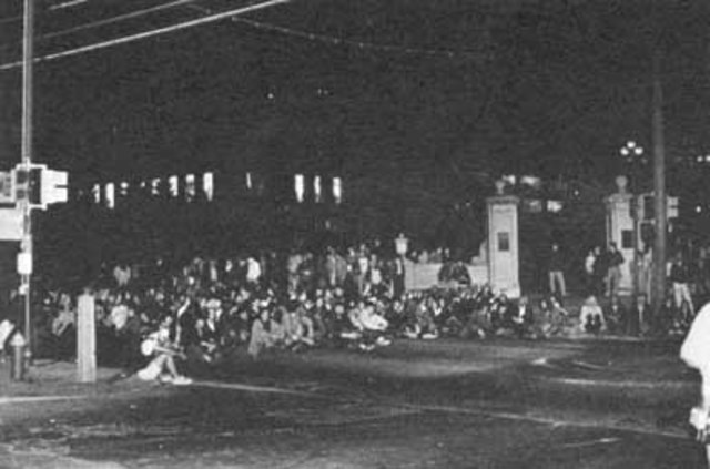 Protests on Campus Dispersed, Students Bayonetted