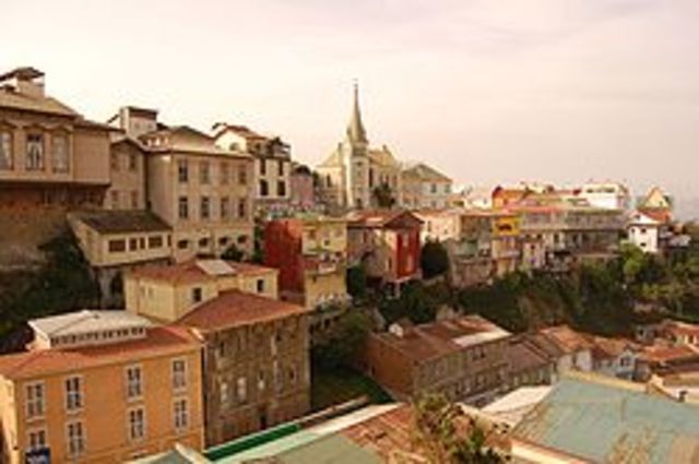 Barrio histórico de la ciudad portuaria de Valparaíso