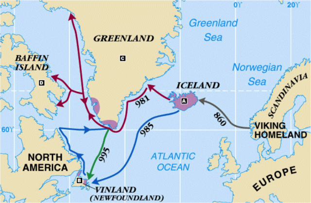 Vikings Settle in North America (Canada)