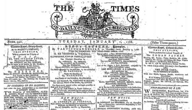 „The Times” - John Walter I