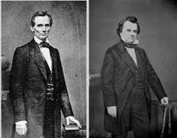 Abraham Lincoln and Stephen Douglas Debates