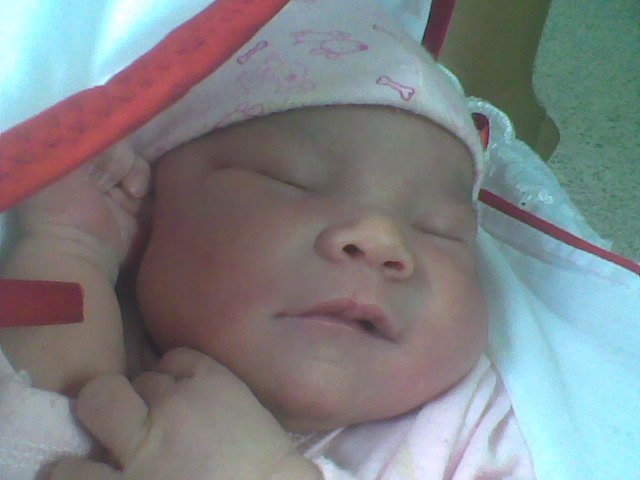 my daughter was born