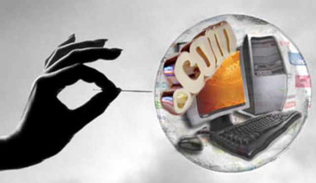 La “burbuja de internet” estalla