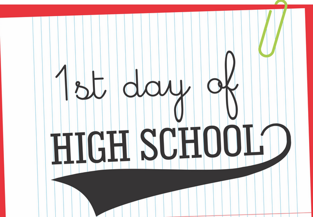 First day of highschool