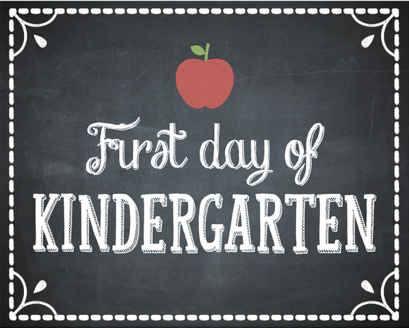 1st day of Kindergaten