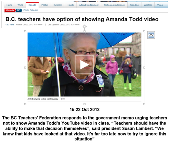 BC Teachers' Federeation responds to government memo