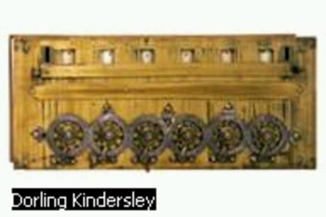 Blaise Pascall inventa La Pascalina.