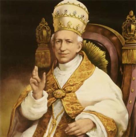 1881 El Papa León XIII