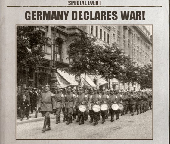 germany declares war on france