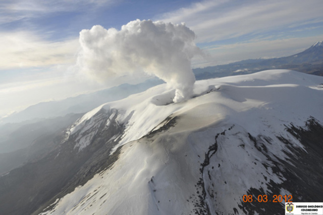 Nevado del Ruiz, Kolumbia