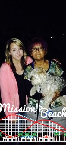 Bondfire at Mission Beach Bay.