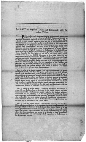 Indian Trade and Intercourse Act
