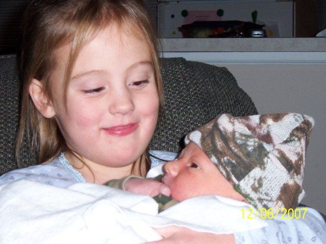 my brother was born