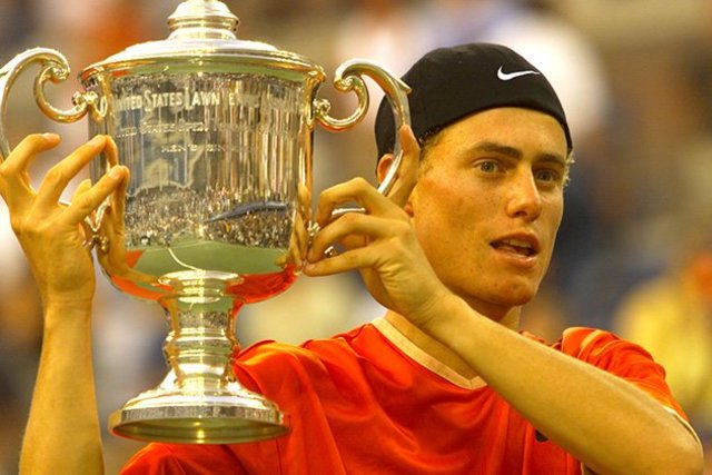 Leyton Hewitt wins the US Open Singles