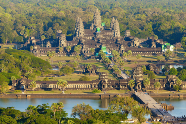 angkor wat is being built
