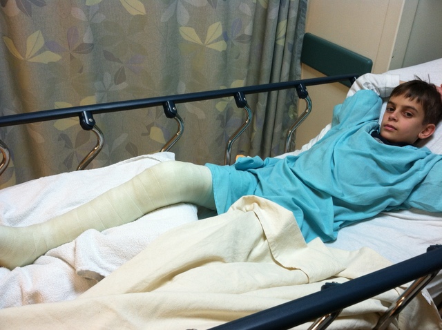 Broke my Leg
