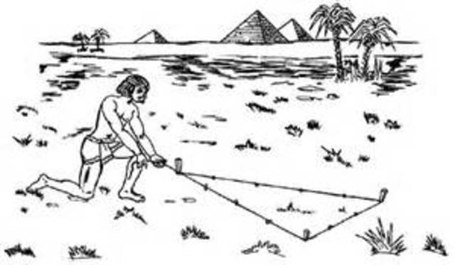 Los egipcios y mayas median con cuerdas