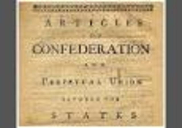 The Adoption of the Articles of Confederation