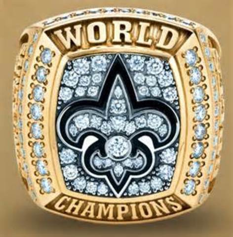 His first super bowl ring