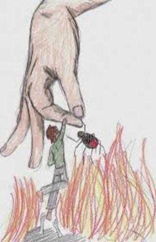 Sinners in the hands of an angry god