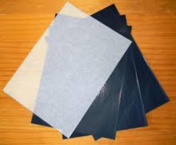 Carbon paper was invented