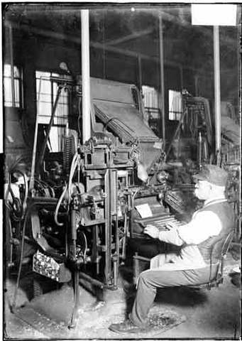 Invention of the Linotype Composing Machine