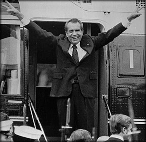 Nixon Resigns From Presidency